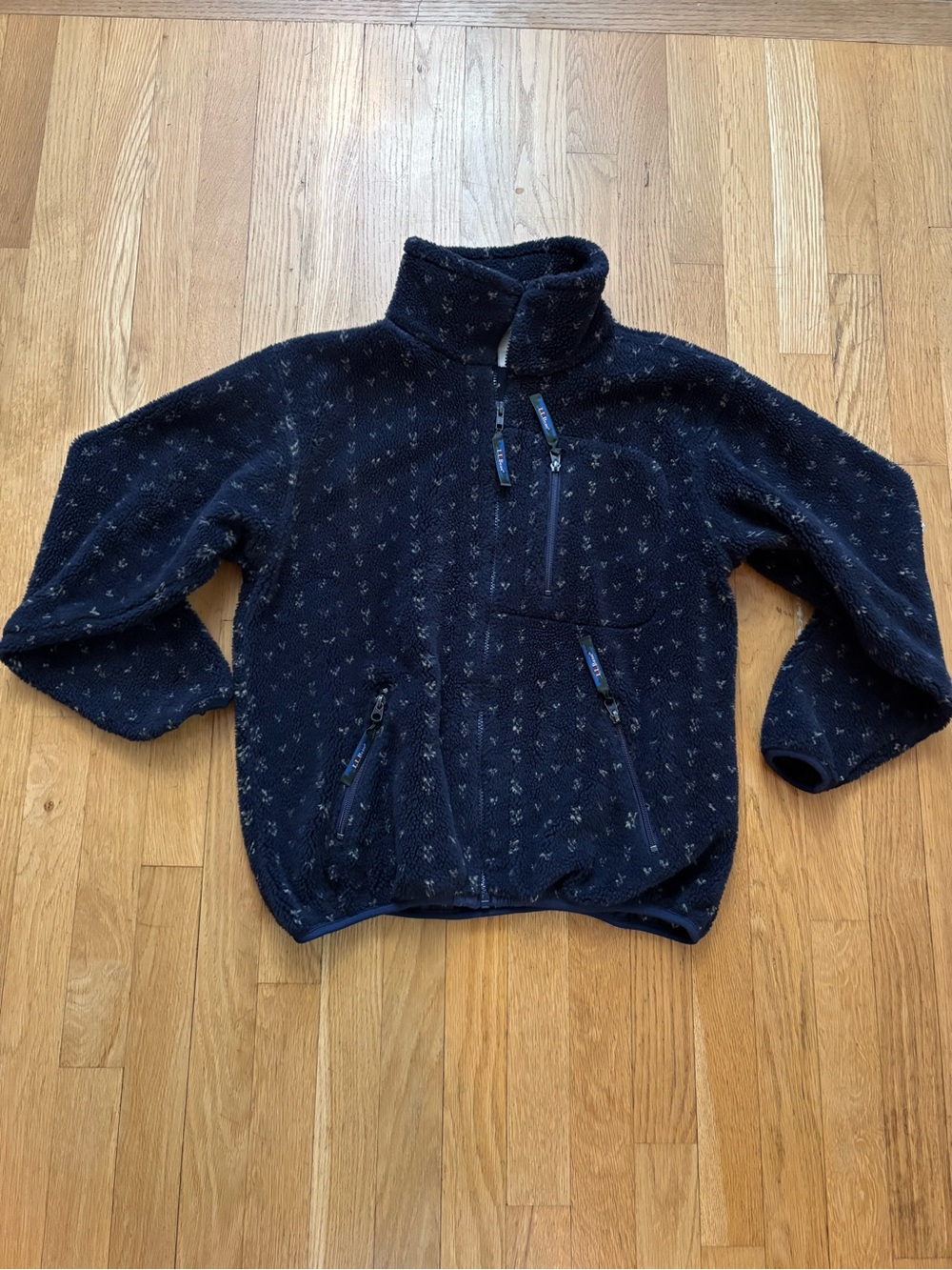 LL Bean Fleece Zippered Sweatshirt